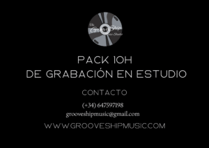 PACK 10H GRABACIÓN EN ESTUDIO