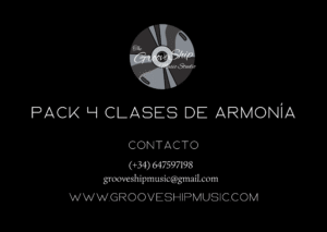PACK CLASES ARMONÍA (4CLASES)