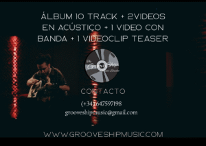ALBUM 10 TEMAS + 2 VIDEOS ACÚSTICOS + 1 VIDEO CON BANDA + VIDECLIP TEASER