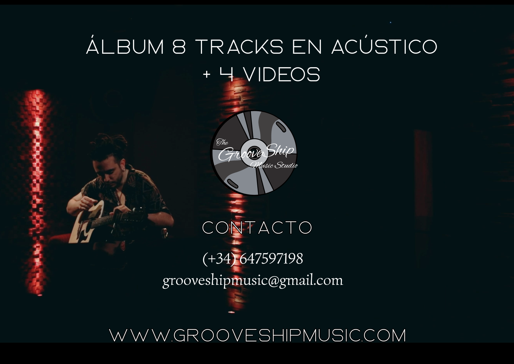 SUPEROFERTA: ÁLBUM ACÚSTICO 8 TRACKS + 4 VIDEOS DESDE EL ESTUDIO